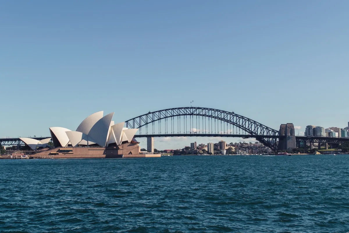 Sydney Opera House and the Harbour Bridge
