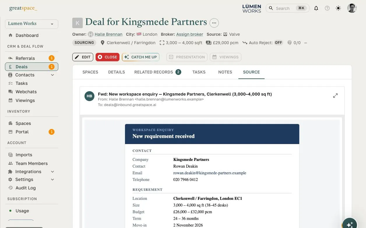 Manage Deals from Any Source